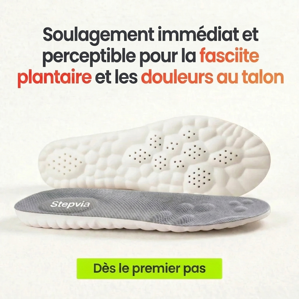 Semelles orthopédiques pour soulager les douleurs au talon et la fasciite plantaire